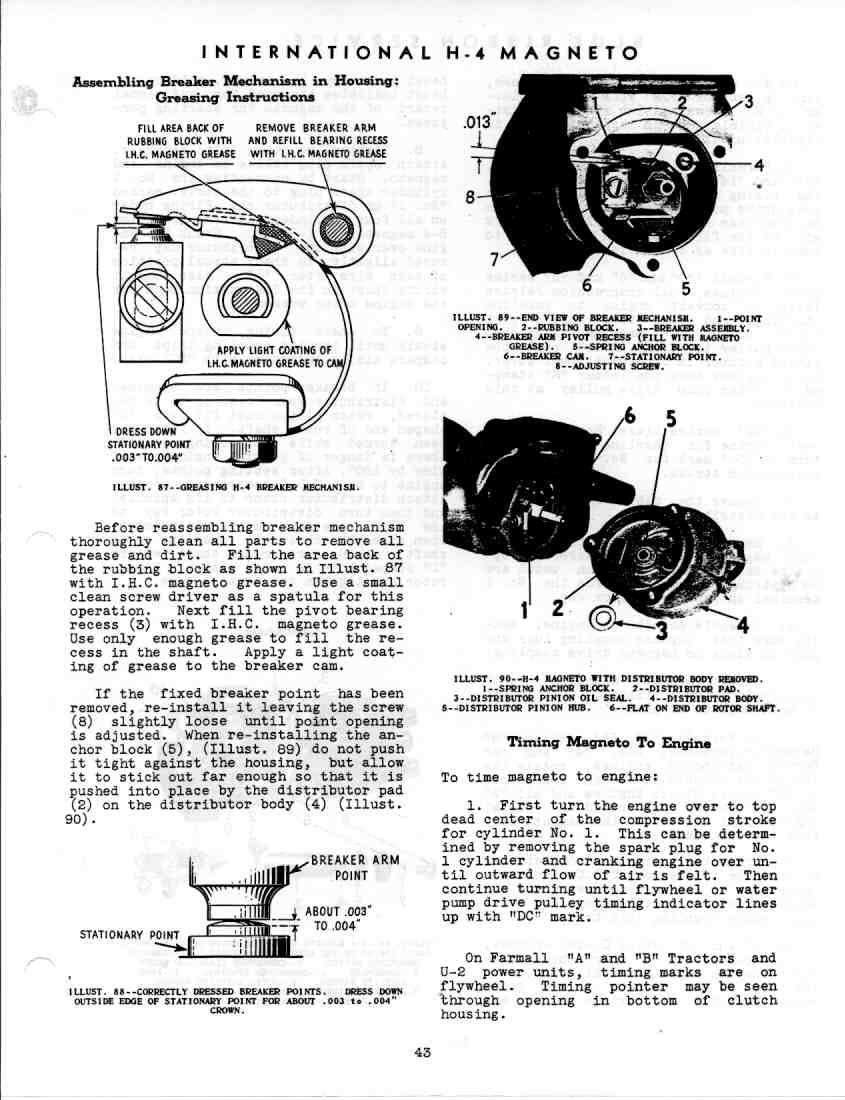 GSS-5035 Service Manual Magnetos